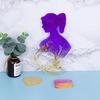 1PCS Photo Frame Women Resin Silicone Mold,Pregnant Mom Shape Silicone Epoxy Molds for Table Decor,Baby Gift, Mother's Day Gift