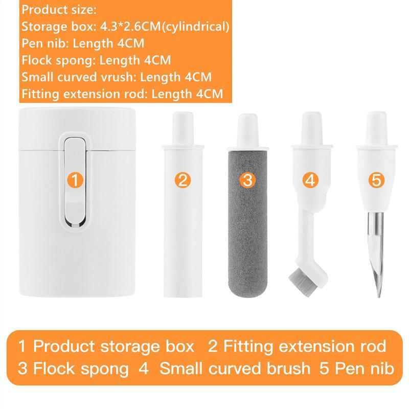 

Q20 Mobile Screen & Computer Cleaning Kit with Q8 Earphone & Camera Lens Cleaning Pen - Portable Tools