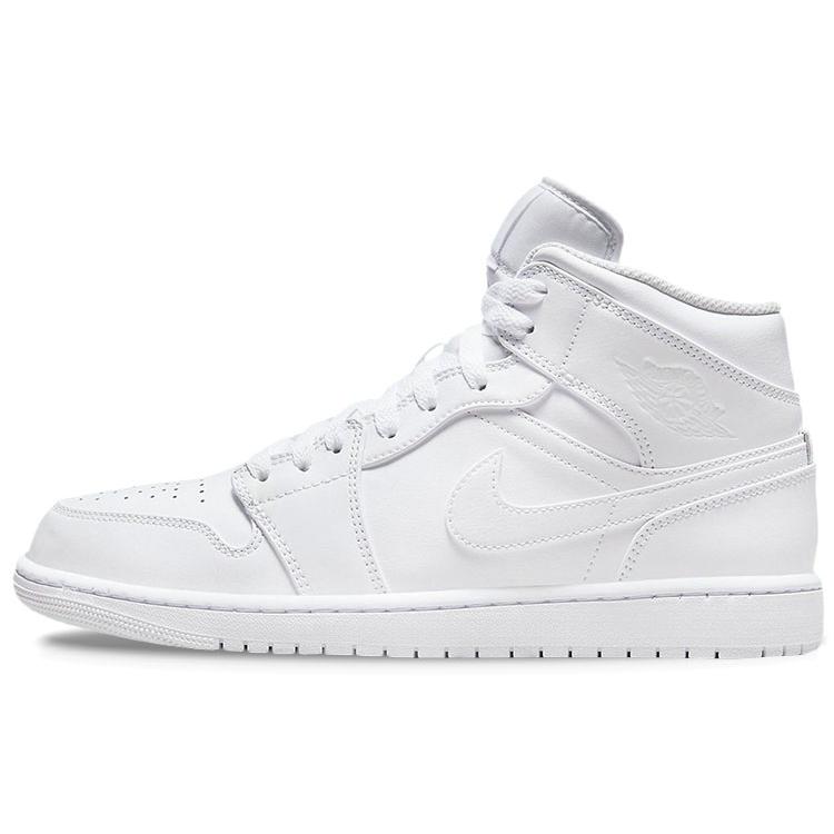 

Новые JORDAN 1 Mid Triple White 554724-136 41