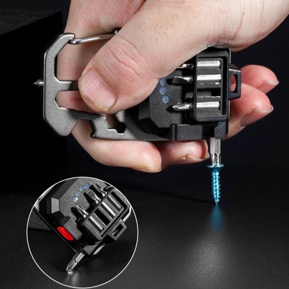 USB Rechargeable COB Keychain Work Light Magnetic Camping Emergency Light  Outdoor