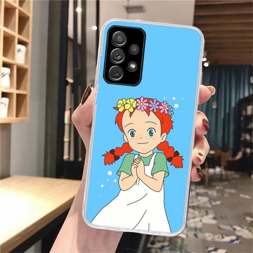A-Anne Of Green Gables Shirley Soft Phone Case For Samsung Galaxy A52 A42 A32 A22 A12 A02S A51 A50 A41 A31 A21S A71 A40 A30S A20
