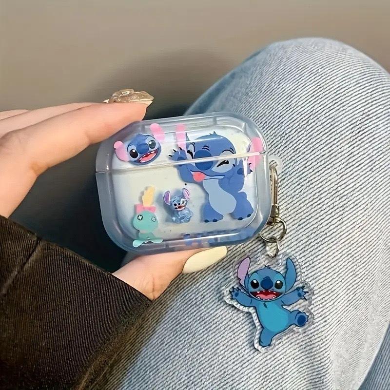 Cartoon suitable for AirPods 1 /1 protective case pro1 wireless bluetooth 1/1 generation earphone case pendant protective case airpods 1/2 generation