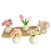 High-End Mini Ceramic Vase Ornament for Fresh Home Decor in Living Room or Dining Table