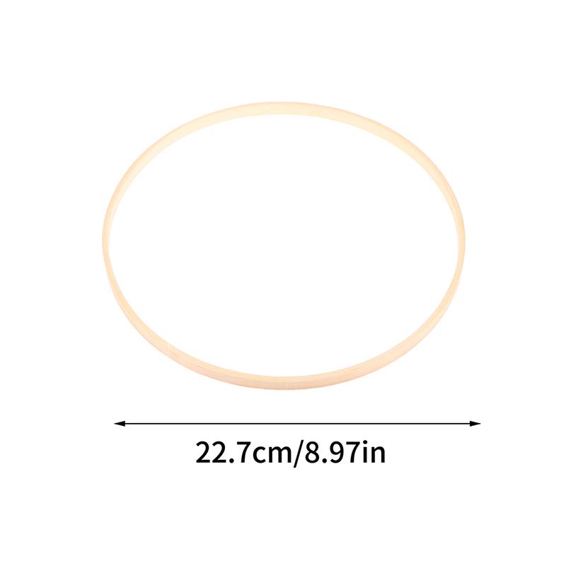 1Pc Bamboo Circle Frame Diy Dream Catcher Ring Embroidery Hoop Flower Wreath