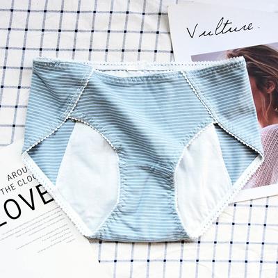Sous-vêtements physiologiques pour femmes, anti-fuite, taille moyenne à haute, en pur coton, respirant, modelant et pantalons de sécurité pour filles