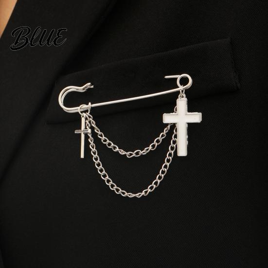 Electroplated Brooch Gold Safety Pin for Women Sweater Shawl Clips