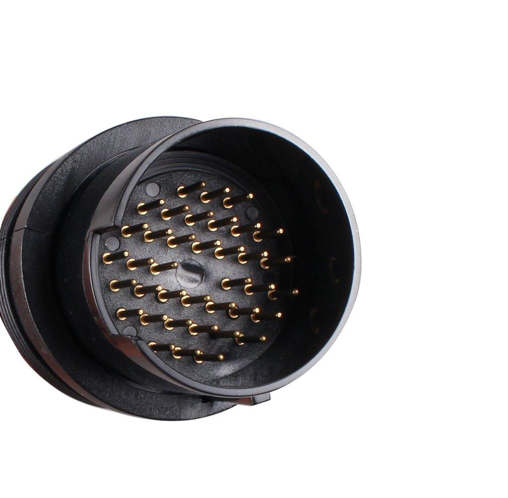 OBDII OBD2 38 Pin To 16 Pin Diagnostic Adapter Connector Cable for Mercedes Benz