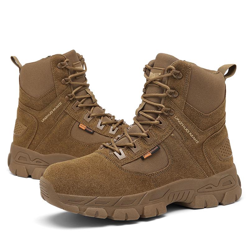 Delta High-Top Plus Size Tactical Combat & Hiking Boots Size 40 коричневый