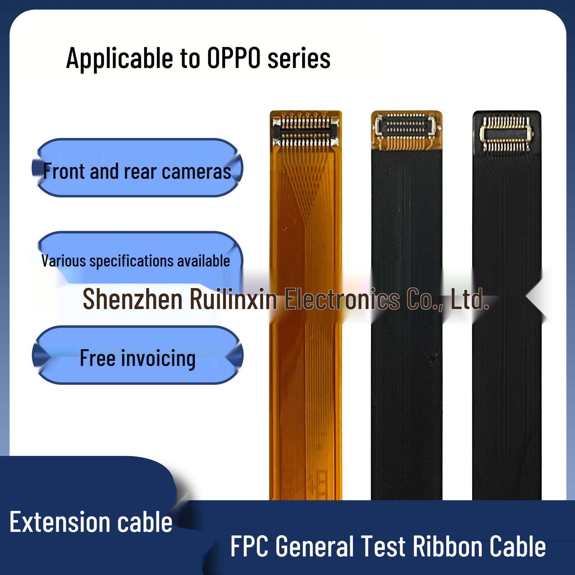 

Oppo Series A11x/A53m/A59St Front and Rear Camera FPC Flat Flexible Cable with BTB Connector OPPO A58 rear 6.5cm electromagnetic film