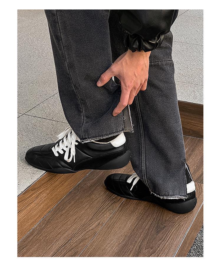 2025 Spring Retro Diagonal Lace-Up Unisex Thick-Soled Casual Sports Shoes