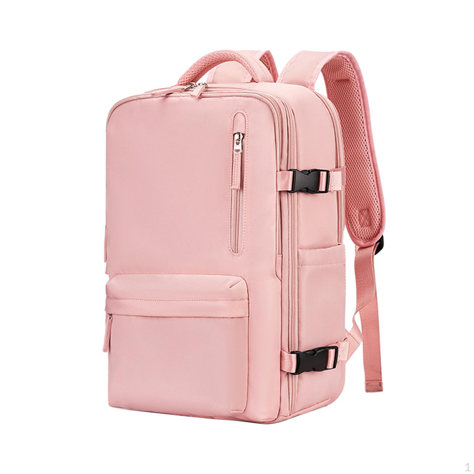 

Backpack for Men and Women - Spacious Laptop Bag Work Travel pink