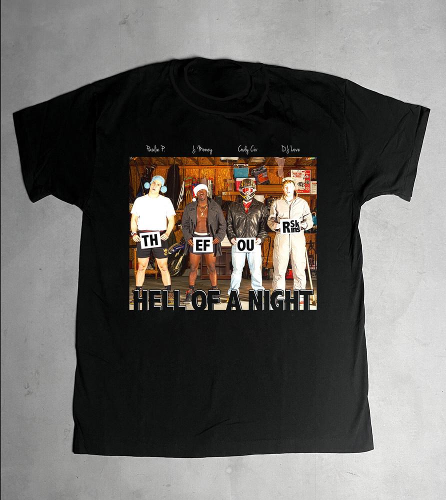 The 4‐Skins Hell Of The Night Concert Band Gift For Fan S to 5XL Unisex T-Shirt XXXL