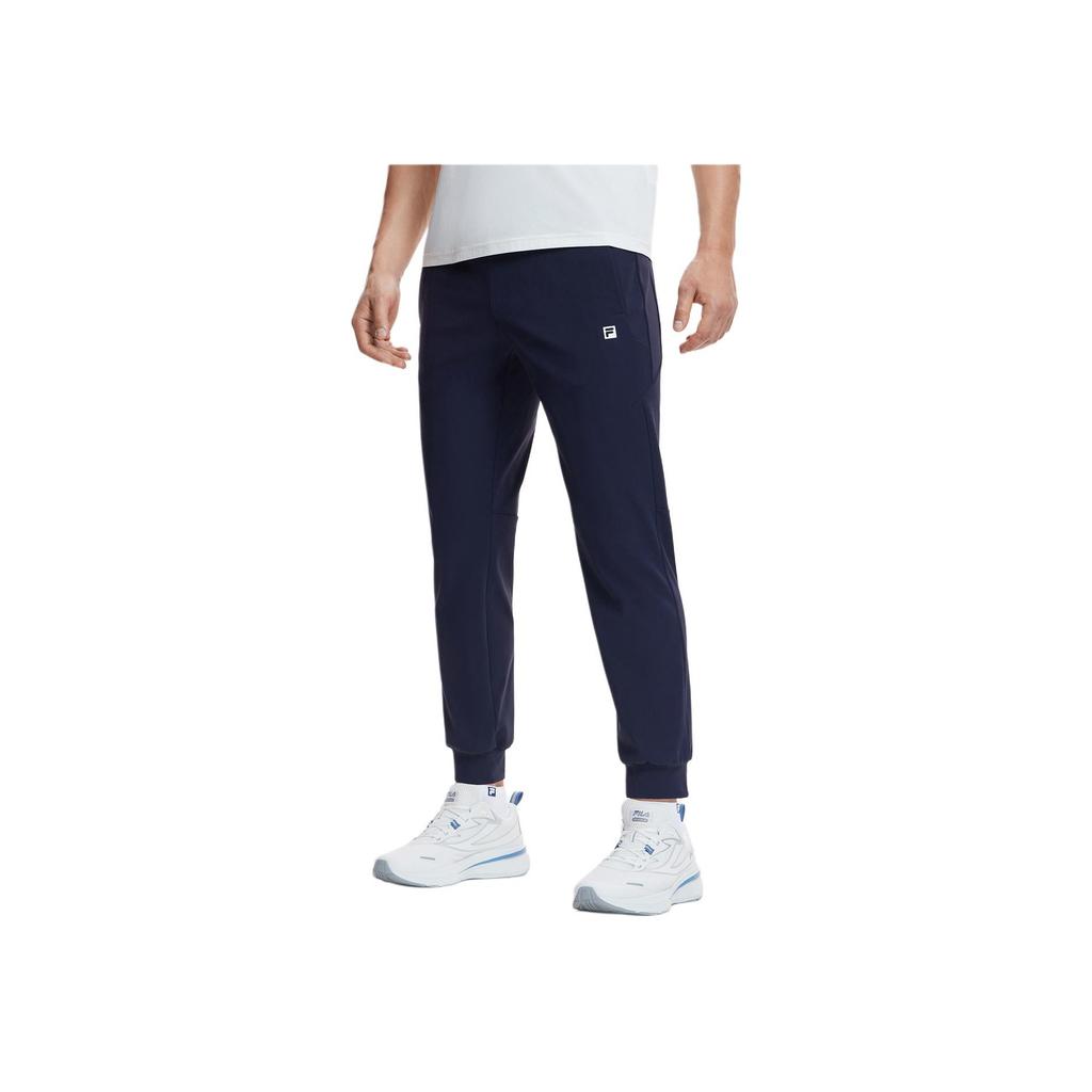 New FILA Fitness Series Knitted Sports Pants Men's Royal Blue A11M421607F-RD