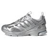 Spiritain 2000 Deluxe Metallic Retro Fabric Slip-Resistant Durable Low-Top Casual Running Shoes Unisex Sneaker Silver HQ3690