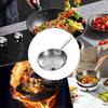 Cooking Pan No Coating Hammered Cookware Stainless Steel Saute Pan For Induction Searing Steak Sauteing Stove Home Kitchen
