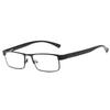 Alloy Business Reading Glasses Non Spherical 12 Layer Coated Plus Lenses for Men Farsighted +1 0 to +4 0