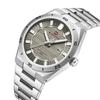Stainless Steel Men's Wristwatch Waterproof Simple Fashion with Night Glow Pointer Calendar Display Male Watches