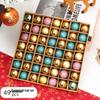Box of 49 Electroplated Shiny 3cm Christmas Ball Ornaments for Tree Decoration and Scene Arrangement