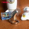YWZAO Chastity Cage Lockable Semi-Closed M07A020