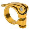 34.9mm Durable Bicycle Quick Release Seatposts Clamp Aluminum Alloy Seat Tube ClampGolden