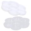 Palette 7 Holes Thickened Plastic Washable Plum Shaped Watercolor Palette Box for Studio Painting