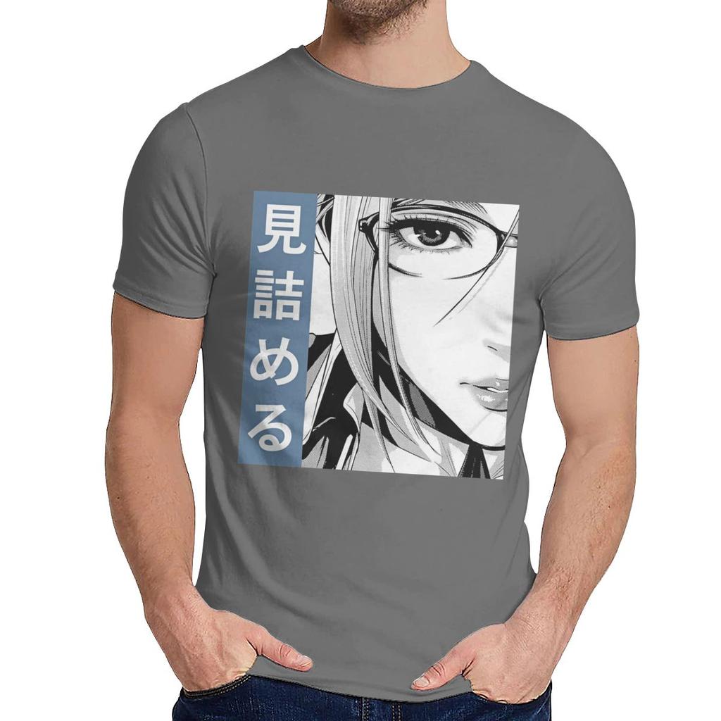Man S O Neck Prison School Meiko Shiraki Stare Hip Hop T Shirt