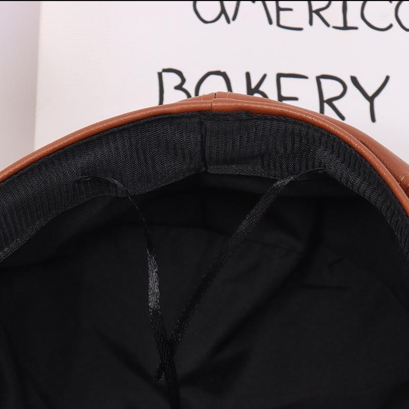 Temperament octagonal pumpkin hat literary style painter hat autumn cap octagonal hat big brim