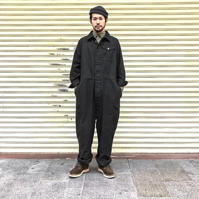 Men's American-style Multi-pocket Tooling Jumpsuit Jumpsuit Loose Worker Overalls Suit