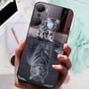 For Infinix Hot 12 Pro Case Black Cover Lion Wolf Silicone Soft Back Cases For Infinix Hot 12i Hot12 Pro / Hot 20 5G Case Shell