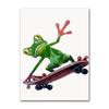 Cute Frog Graffiti Art Canvas Painting Abstract Animals Posters And Prints on Canvas Wall Art Picture For Home Living Room De