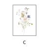 Abstract Floral Minimalist Watercolor Canvas for Living Room Sofa Wall