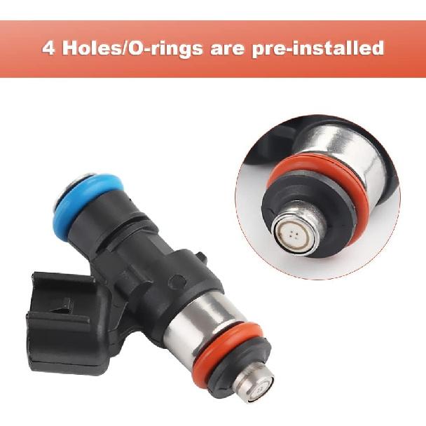 JDMON Fuel Injectors Replacement for Ford Edge Explorer Taurus 3.5L Mustang 3.7L 2011-2017 Edge F150 2011-2014 Police Flex 2013-2017 Transit 150 250