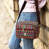 Boho Ethnic Pattern Nylon Crossbody Bag Lightweight Casual Women's Shoulder Bag