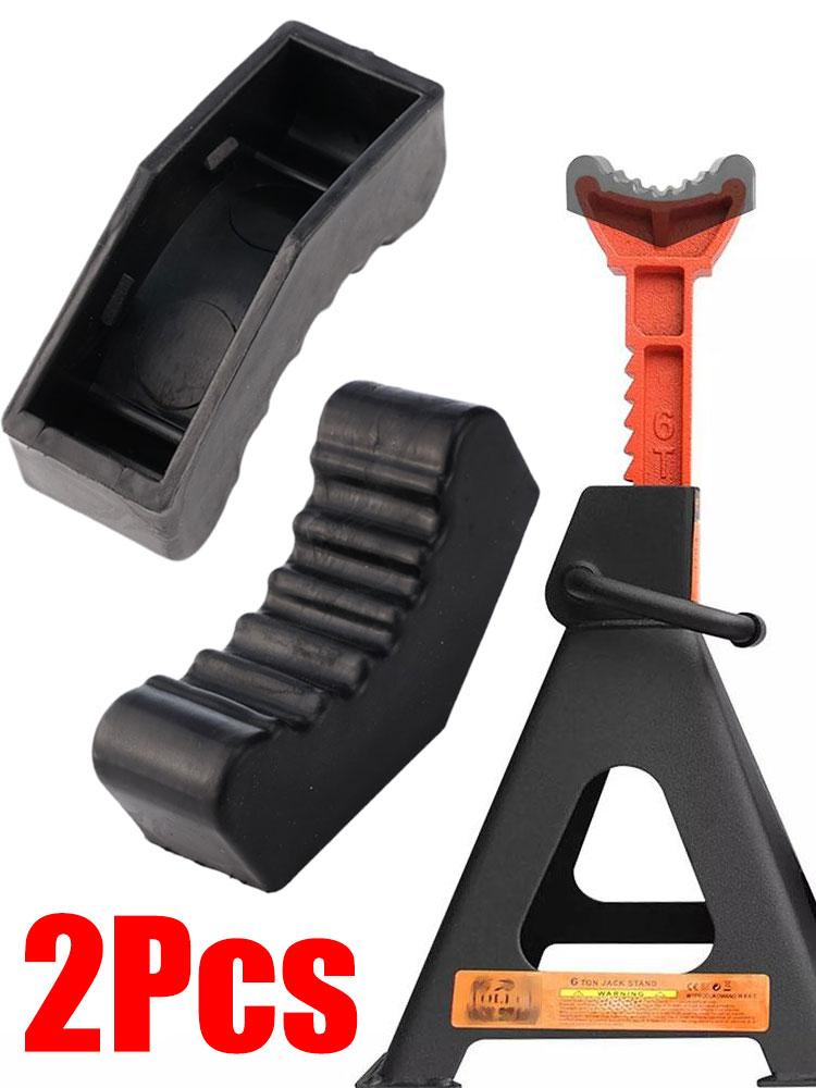 6Ton Car Rubber Slotted Guard Jack Stand Pad Support Block Lifting Lift Frame Rail Pinch Protector Anti-Slip Floor Cushion