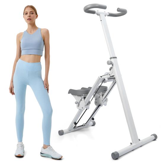 Stair Stepper pro domácnost, Vertikální lezecký stroj s nastavitelnými řídítky a pedály, Nosnost 265 liber