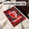 Crystal Velvet Rug Bournemouth Football Print Custom Name Text Floor Mat Home Decor