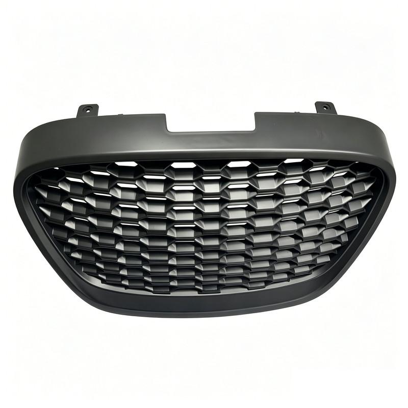 Honeycomb Front Bumper Grill For Seat Leon II 1P Facelift 2009-2012 / Altea Facelift 2009-2015 Matte Black Radiator Grill Grille