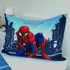 Pościel 140X200 Spider-Man Człowiek Pająk Niebieska Poszewka 70X90 Jf 02