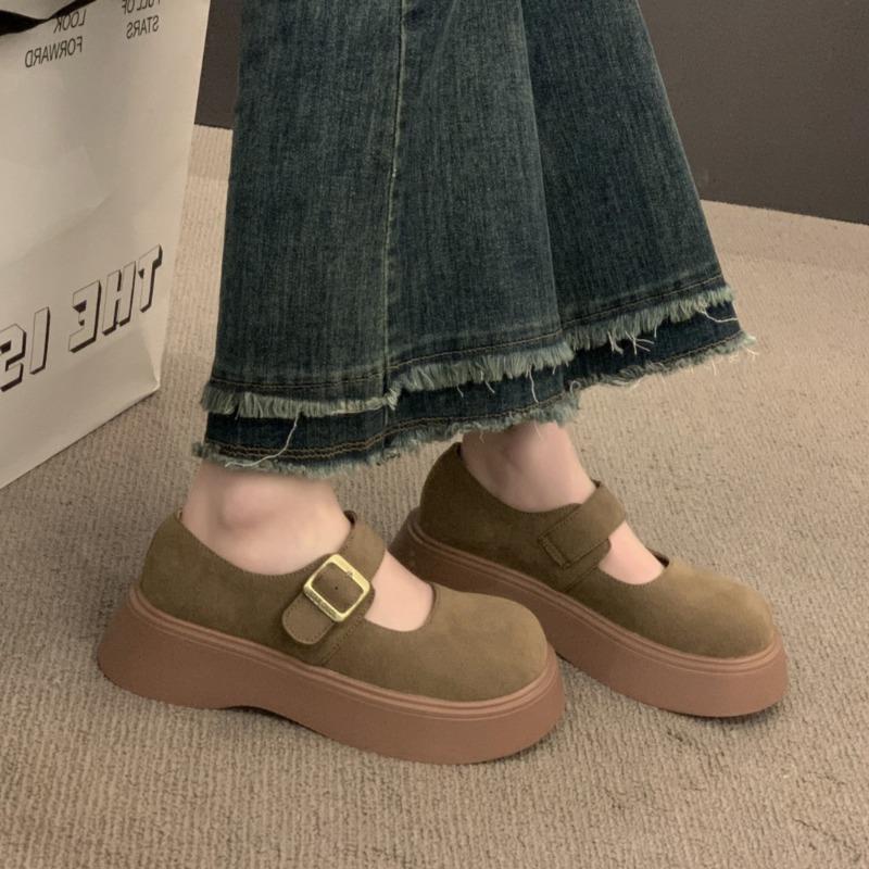 Modedesigner Plattform Damen Schuhe Wildleder Gemütliche Slipper Schuhe 2025 Neu Lässige Sneakers Mode Schnalle Sandalen Sommer Walking Sandalen