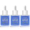 Set Cura Capelli con Peptidi di Rame 3 Pezzi, Shampoo Siero Spray per Crescita Capelli Anti Caduta