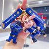 Zootopia Judy Hopps Keychain - Cute Cartoon Pendant for Bags & Keys