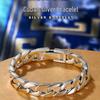 Sterling Silver Cuban Chain: Unisex, Retro Style, Snap Closure, 925 Silver Craftsmanship.