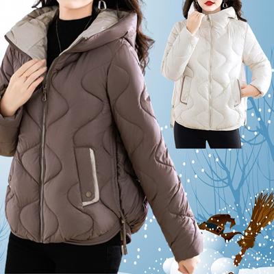 Jachete pentru femei Hanoră pentru femei Bumbac căptușit groasă Captuseală Moșuriu haină de femeie Vintage îmbrăcăminte exterioară Tendință Y2k Moda haină caldă