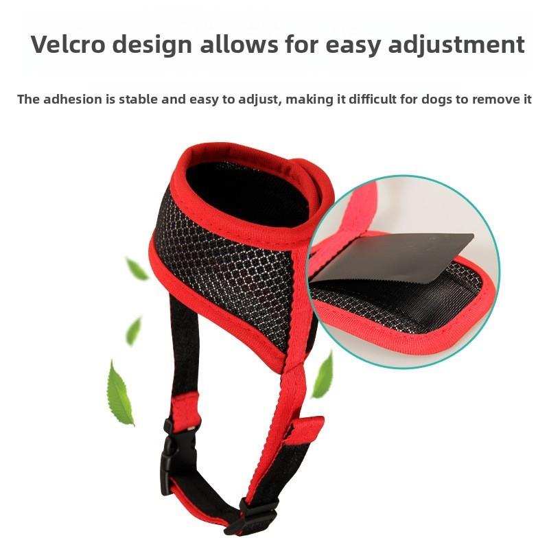 Muzzle Prevent Dog Biting Barking Chewing Adjustable Breathable Pet Supplies