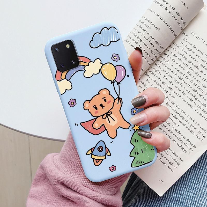 Cute Painted Cover For Samsung Galaxy Note 10 Lite Case Soft Cover TPU Funda Soft Bumper For Samsung Note10 Pro Sunflower Daisy