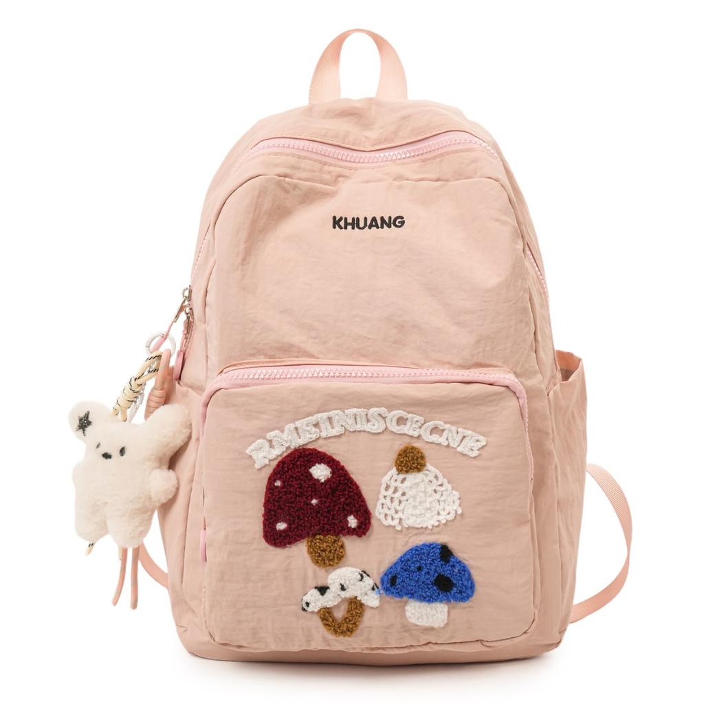Schoolbag new children's casual simple backpack cute versatile backpack cartoon doll backpack large capacity backpack