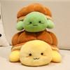 30/40 cm Cuscino Peluche Tartaruga Pane Carina Ciondolo Peluche Tartaruga Pane Kawaii Giocattolo Animale Morbido Riempito Decorazione per la Casa