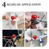 Tire Shape Bicycles Bells Producing Clear Audible Rings Waterproofed Construction Simple Mount On Handlebars For Safety