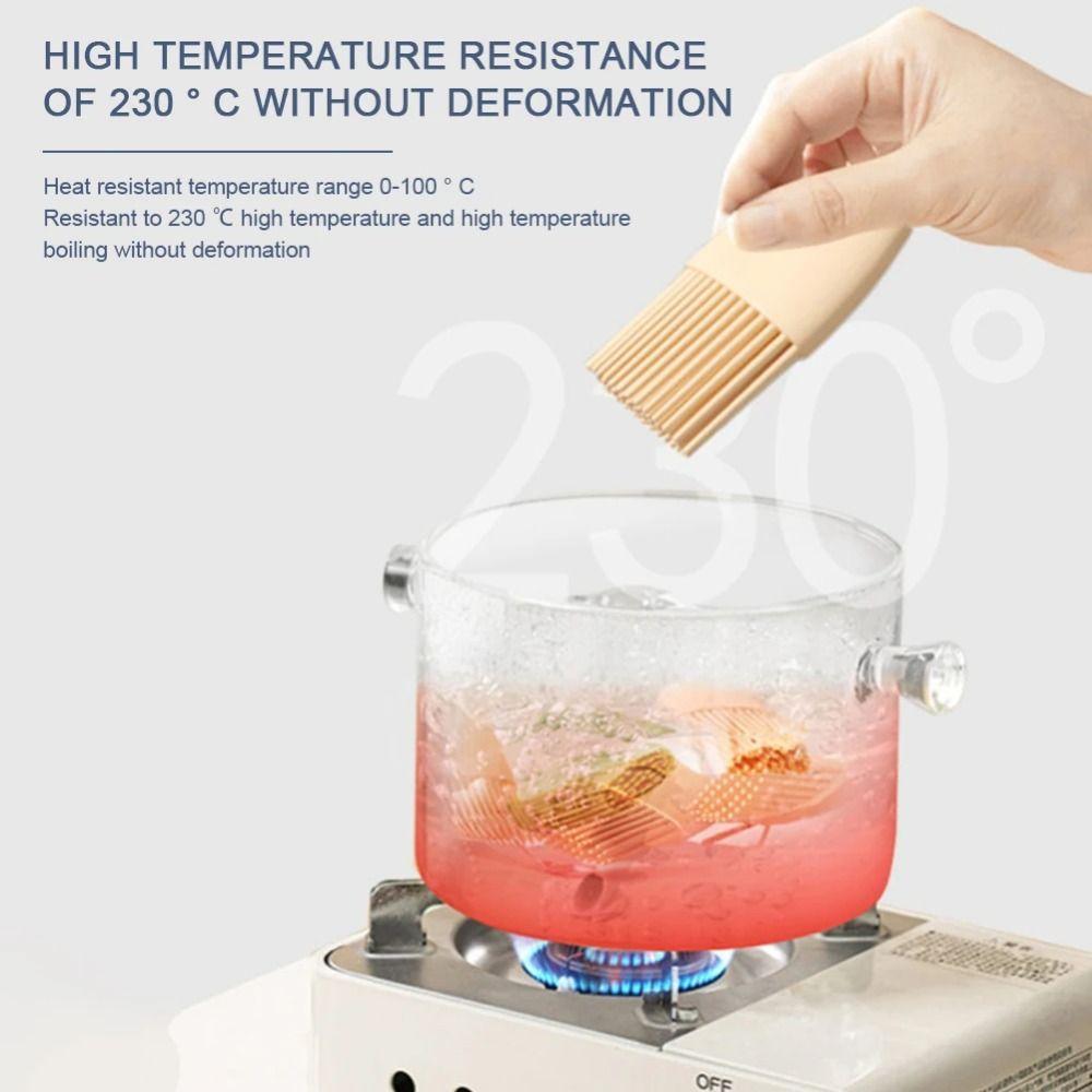 Silikonowy Pędzel do Oleju BBQ 3 w 1 Butelka z Dozownikiem Oleju z Pędzlem Pędzel do Nakładania Sosu Barbecue