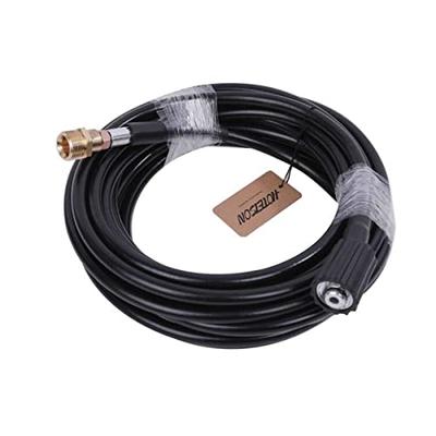 <HOTEISON> Ryobi Hochdruckreiniger Verlängerungsschlauch, Flexibel, 40MPa, 60℃, M22 Innengewinde (15mm Welle) x M22 Außengewinde (15 mm Innendurchmesser), 8M